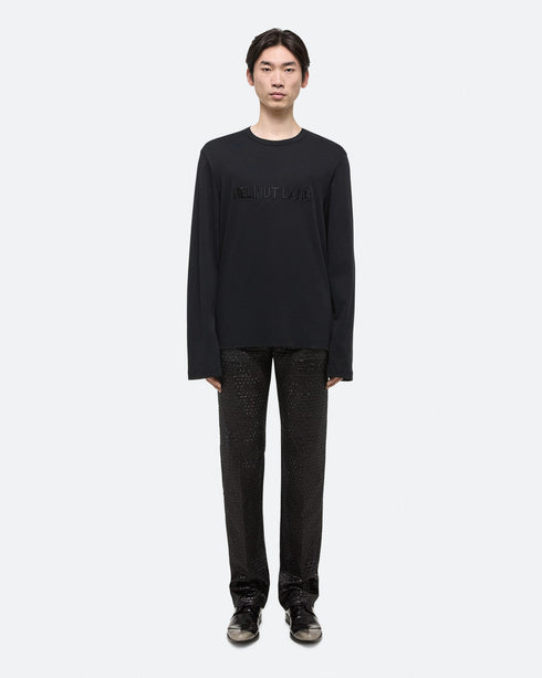 HELMUT LANG Long-Sleeve Logo Tee Mens Apparel